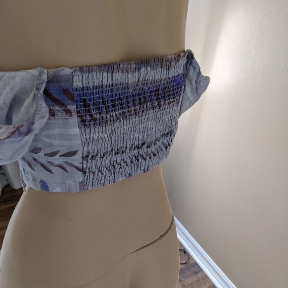 ARITZIA Wilfred Wander Blouse off shoulder linen shirt - Picture 9 of 10